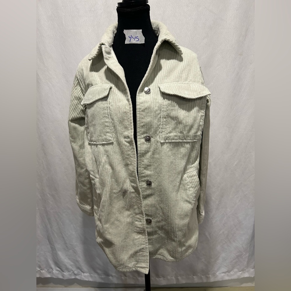 Divided Cream Corduroy Jacket